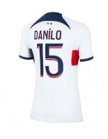 Paris Saint-Germain Danilo Pereira #15 Venkovní Dres pro Dámské 2023-24 Krátký Rukáv